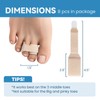 Sumiwish Hammer Toe Straightener, Toe Splint Hammer Toe Corrector-8 Pack,brown