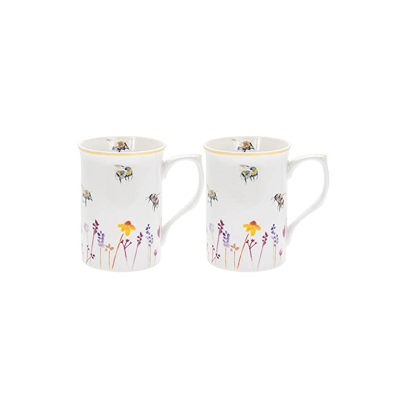 Busy Bees Mugs Set Of 2 By Lesser & Pavey