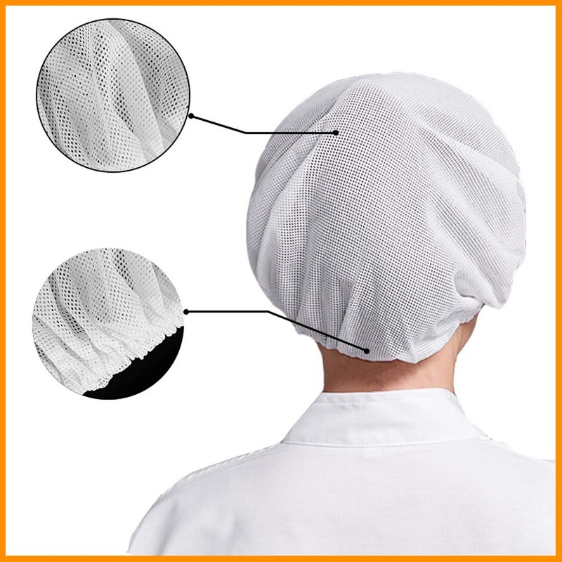 IBLUELOVER Kitchen Hat Pack of 3 Mesh Work Hat Unisex