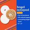ban.do Fun Novelty Food Theme Stationery, Small Size Flip Bagel