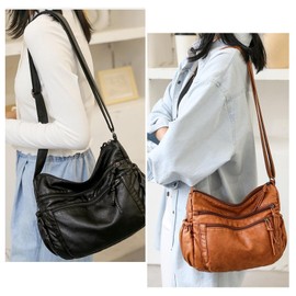 Skyearman Ladies Shoulder Bags Crossbody Bags Soft PU Leather Women's Bags Crossbody Purse Suitable for Business Or Travelling Use (Blue)