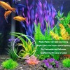 REIRQIE Aquarium Plants,Artificial Fish Tank Decorations Decor Plastic Plants Set