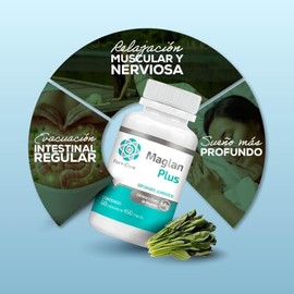 Fort Core - Maglan Plus Magnesio Glicinato + Citrato 600mg | Alta Absorción | 60 Cápsulas | Fórmula Doble Magnesio para Uso Nocturno