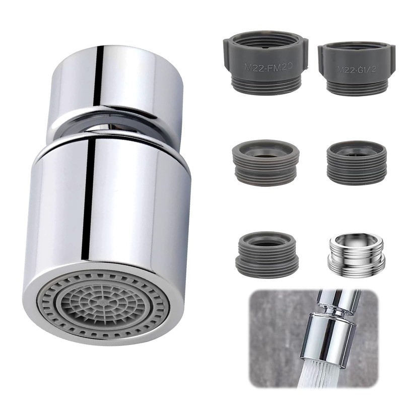 GUOYOU Aerator, Tap Attachment, Tool with Tap Adapter, Multifunctional Tap
