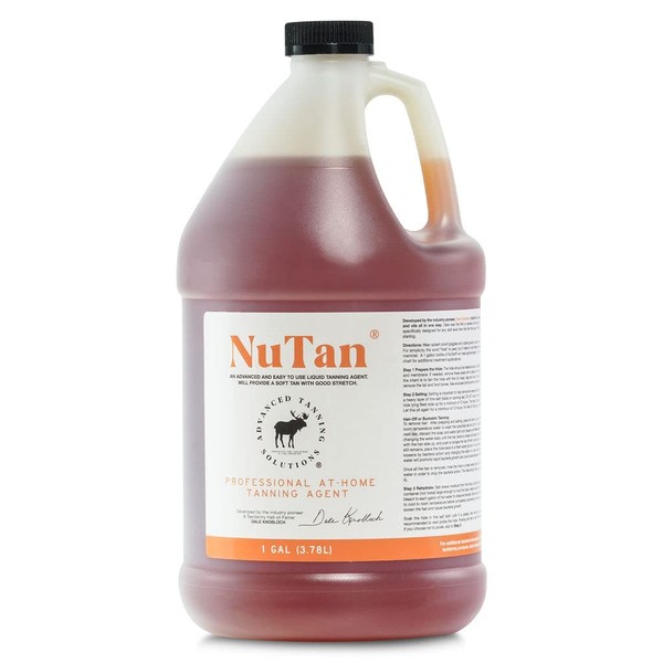 Advanced Tanning Solutions - NuTan 1 Gallon DIY Hide and Fur Tanning Solution - Next Generation At Home Hair-On and Buckskin Tan