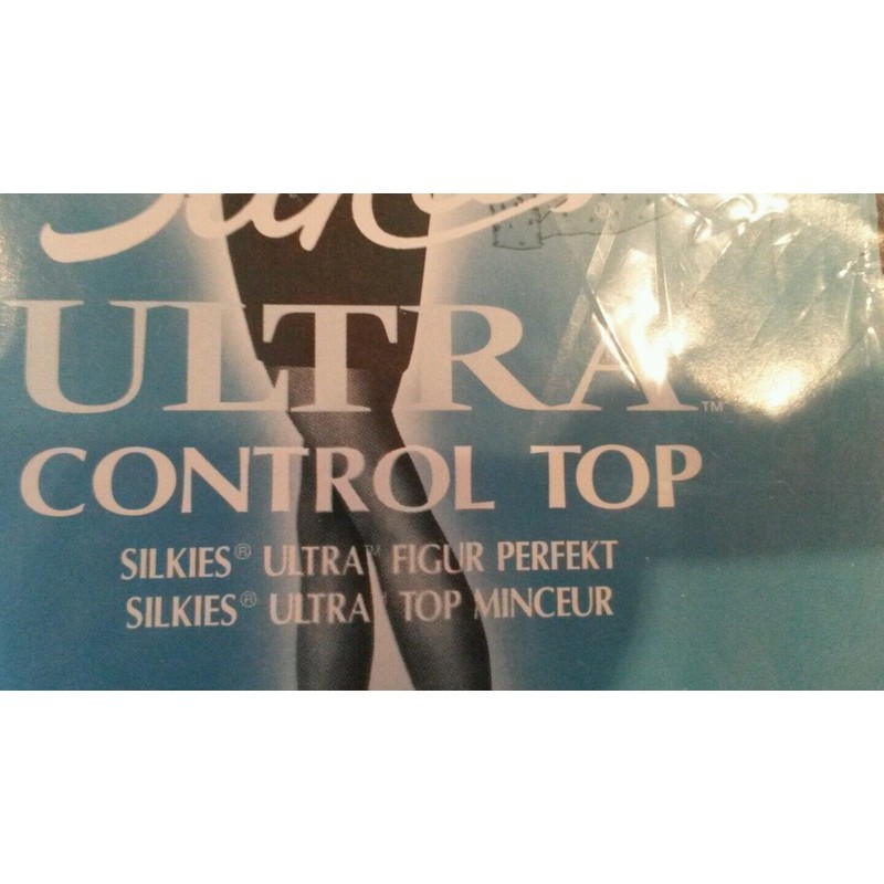 Silkies Ultra Control Top ultra sheer legs Off White/Ivory Medium