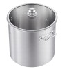 21 Quart Stainless Steel Stockpot with Glass Lid PFOA &