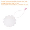 Sourcing Map 140Pcs Pink Nylon Plastic Hang Tag String 6.7Inch