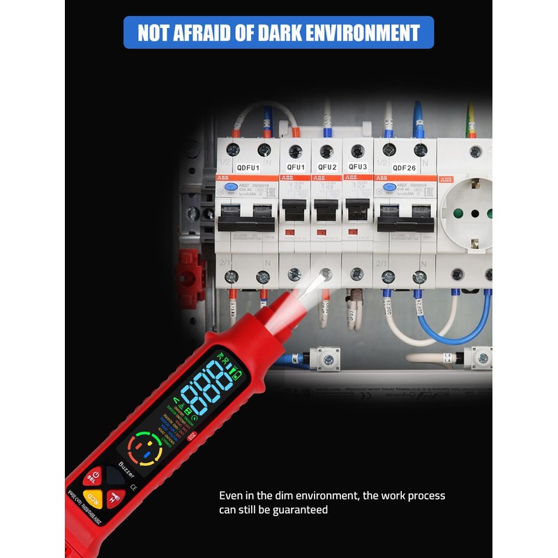 2 in 1 Non Contact Voltage Tester AC 2-440V LCD