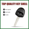 Motoforti Car Keyless Uncut Key Shell Remote Control Fob Case