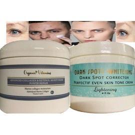 arbutin dark spots whitening Dark Skin support Whitening Cream Full Body Lightening Brightening Retinol 4onz