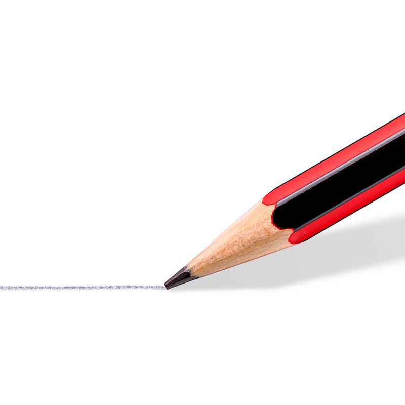 Staedtler Tradition HB Pencils with Eraser Pack of 10 Blister