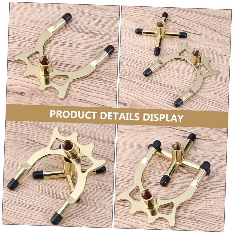 Sosoport Pool Bridge Head Accessory Snooker Stick Rack for Shots