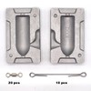 Dimatteo Deep Drop Weights Mold with 1 Cavities and 1000g