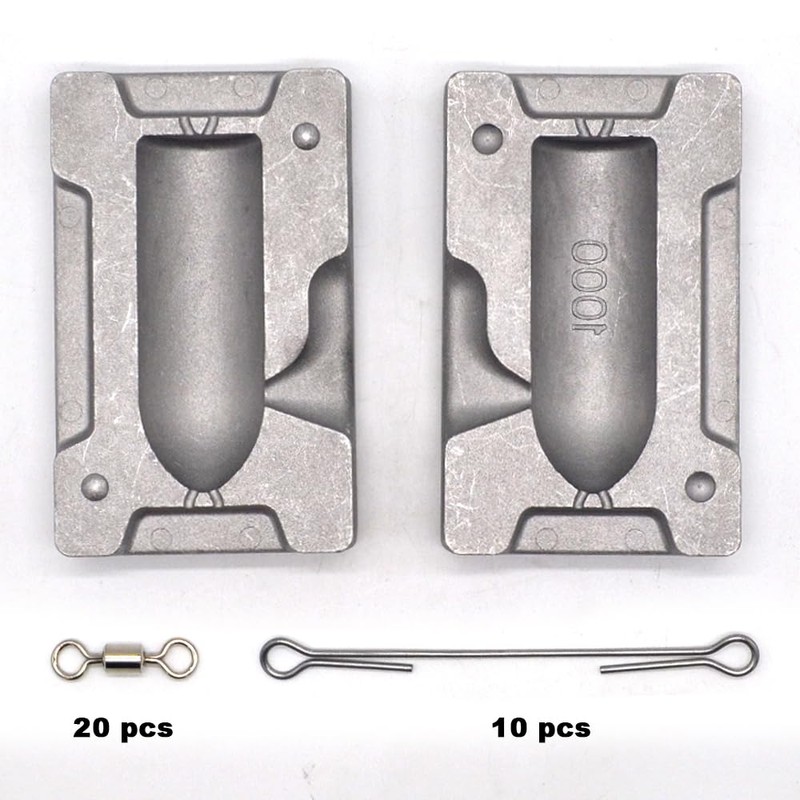Dimatteo Deep Drop Weights Mold with 1 Cavities and 1000g
