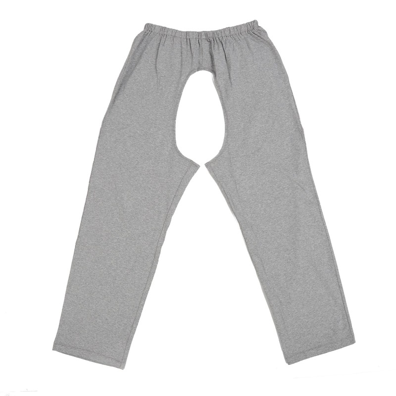 Urinary Incontinence Care Pants Front Rear Crotch Opening Elderly Nursing