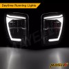 mayello Pair DRL LED Fog Lights Bumper for Dodge Ram