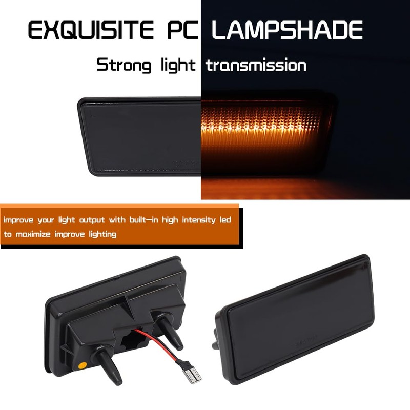 Smoked Lens Amber LED for 1974 1975 1976 1977 1978