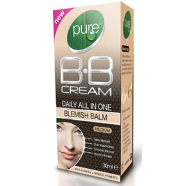 Pure Daily all in one Blemish Balm BB Cream Medium 30ml - packed by Black Nore Gifts