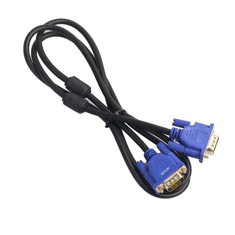 EKYLIN VGA Cable, 1.5m/5Feet Male to Male Video Extension Cable