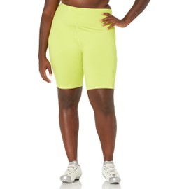 Core 10 Women's All Day Comfort 9" Bike Short, Neon Yellow, Medium