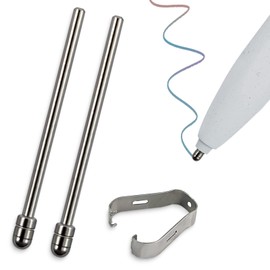 No Worn Out Titanium Alloy Replacement Tips, Fits Remarkable 2 Maker Stylus, Ballpoint Pen, Smooth Notes, Fine Backup Tips, Pack of 2