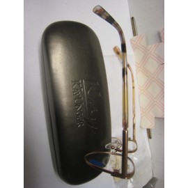 Phoebe Couture  Eyeglass Frames P328 BLACK 51-17-135-41v W/Case distressed tags