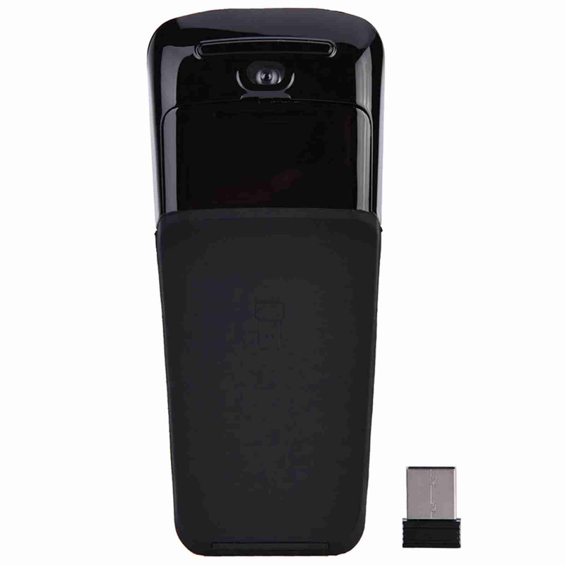 2.4GHz Foldable Wireless Arc Touch Mouse Mice USB Receiver For
