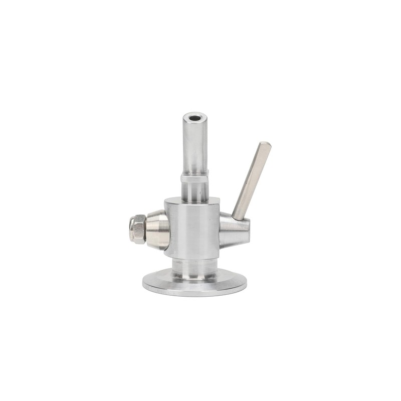 Beer Sampling Valve,Stainless Steel fluids Sampling Valve SS304 Clamp End