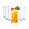 LUXU Drinking Glasses 19 oz, Thin Highball Glasses Set of