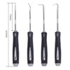HOUSON Bicycle Seal Removal Tool Set - 4-Piece Chrome Vanadium
