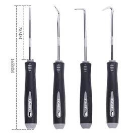 HOUSON Bicycle Seal Removal Tool Set - 4-Piece Chrome Vanadium Tool Set | Fork Seal/Bottom Bracket Lock/Brake Piston Removal