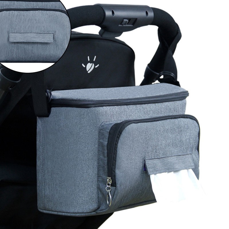 Multifunctional Large Capacity Baby Stroller Hanging Bag Organizer Storage Bag