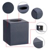 Sumnacon Tissue Box Cover Square Tissue Box Stylish PU Tissue
