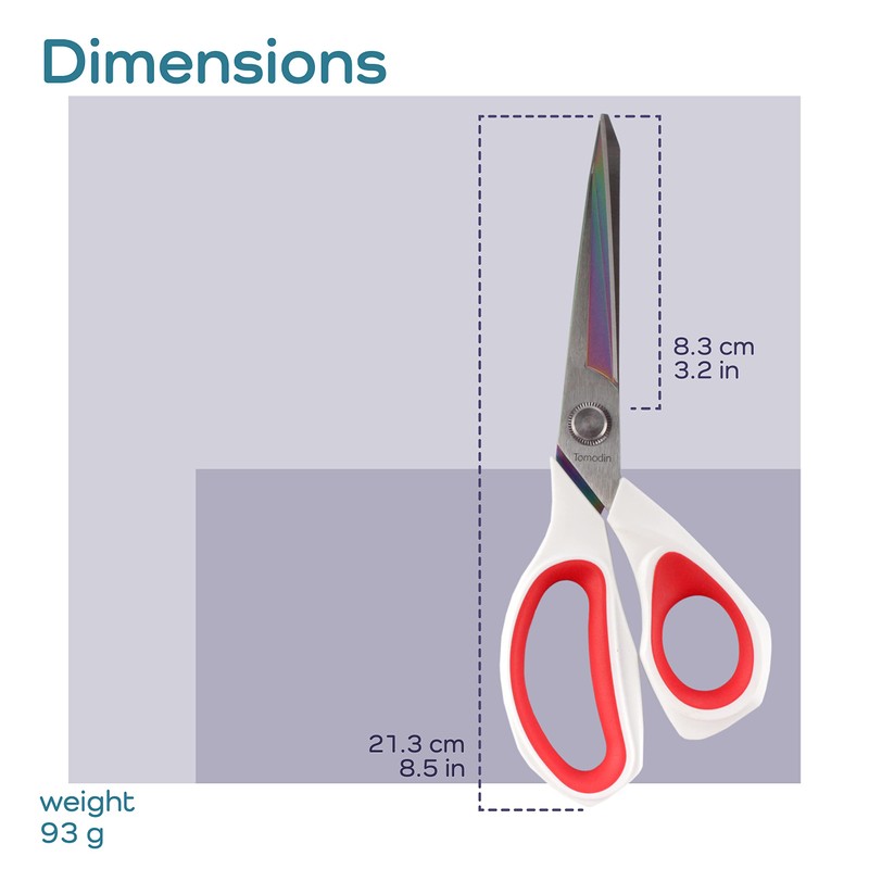 Forged Titanium Fabric Scissors - Heavy Duty All Purpose for