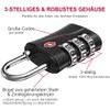 ZHEGE TSA Suitcase Lock, Luggage Locks, 3 Digit Combination Lock,