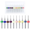 SeonFook 10 Pcs 0.3-1.2mm PCB Engraving Drill Ultra Fine Micro