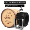 Cartvelli Premium Men's Leather Belt Made in Germany with Gift