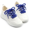 YJRVFINE Thick Round Rope Shoelaces: 47 inch Treasure Blue Chunky