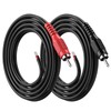 RCA to Speaker Wire Adapter, 18AWG 2 Pack 3ft RCA