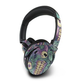 MightySkins Glossy Glitter Skin Compatible with Bose QuietComfort 45 Headphones Eyes and Teeth | Protective, Durable High-Gloss Glitter Finish | Easy to Apply | Made in The USA