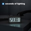 Lesipee Digital Alarm Clock for Bedroom, Desk Clock Battery Operated,