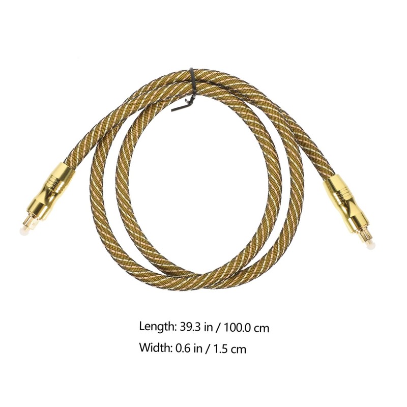 VILLFUL 1m Audio Optical Cable Optic Male to Male Audio