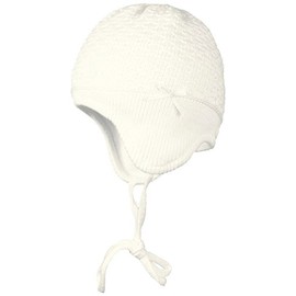 Döll Baby Girls Binde-Inkamütze Strick Hat, White (snow White 1050), 45 cm (Manufacturer size: 45)