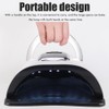 280W UV Lamp for Gel Nails Portable 66LED Nail Lamp