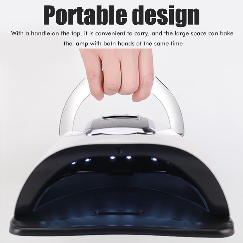280W UV Lamp for Gel Nails Portable 66LED Nail Lamp