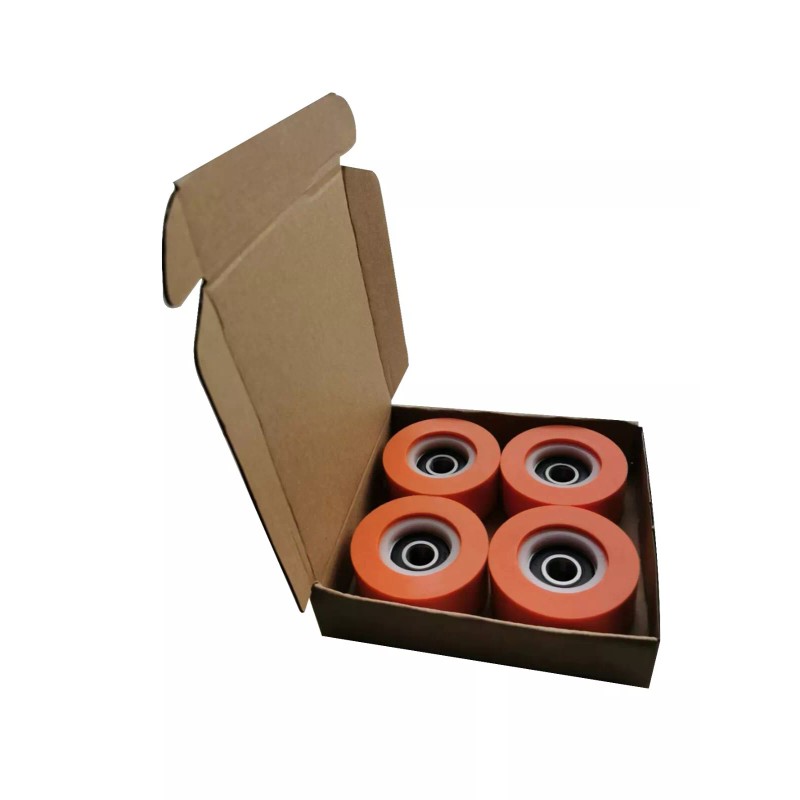 QRInnovations 4 Pcs SUPERIOR QUALITY ORANGE DRUM ROLLER BEARING FOR