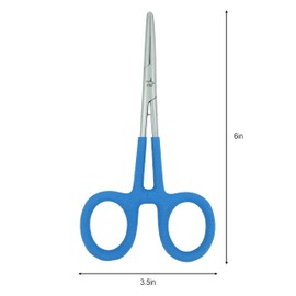 Kingfisher Fishing Accessory Fly Fishing Soft Grip Clamp for Fly Fishing Hook Removal, Curved