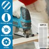 Tskcvy 50 Pack Plain End Scroll Saw Blades, 5 Inch,