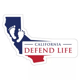 California Defend Life Sticker Pro-Life Sticker